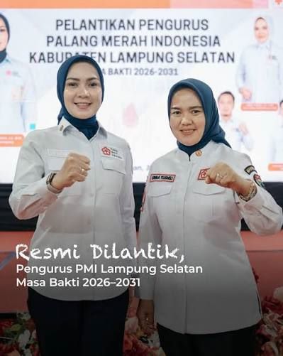 Pengurus PMI Lampung Selatan Resmi Dilantik, Erma Yusneli Siap Nahkodai Gerakan Pelayanan Kemanusiaan Bagi Masyarakat