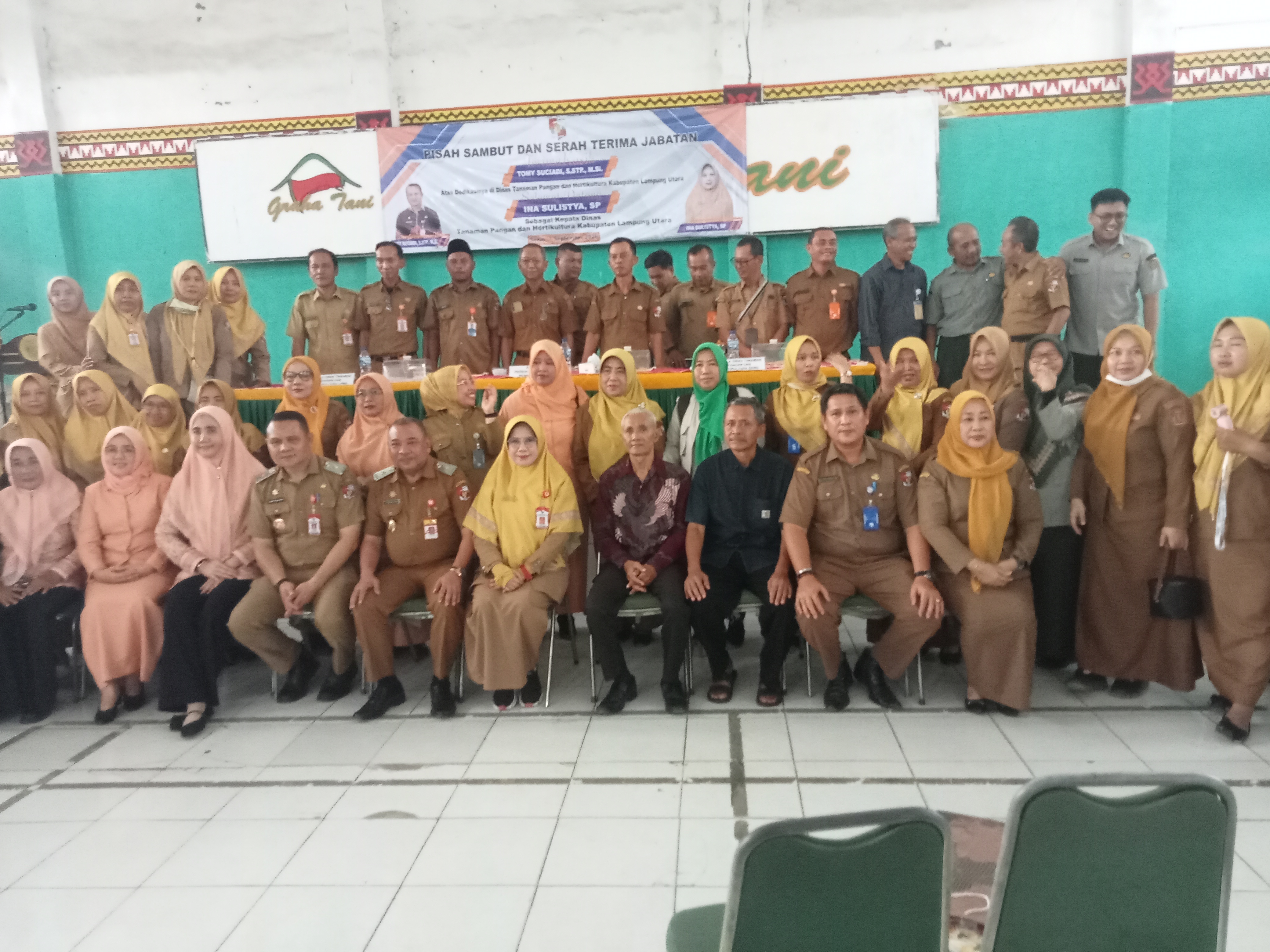 Serah Terima dan Pisah Sambut Pejabat, Tomi Suciati Resmi Tinggalkan Dinas Tanaman Pangan dan Hortikultura Lampung Utara