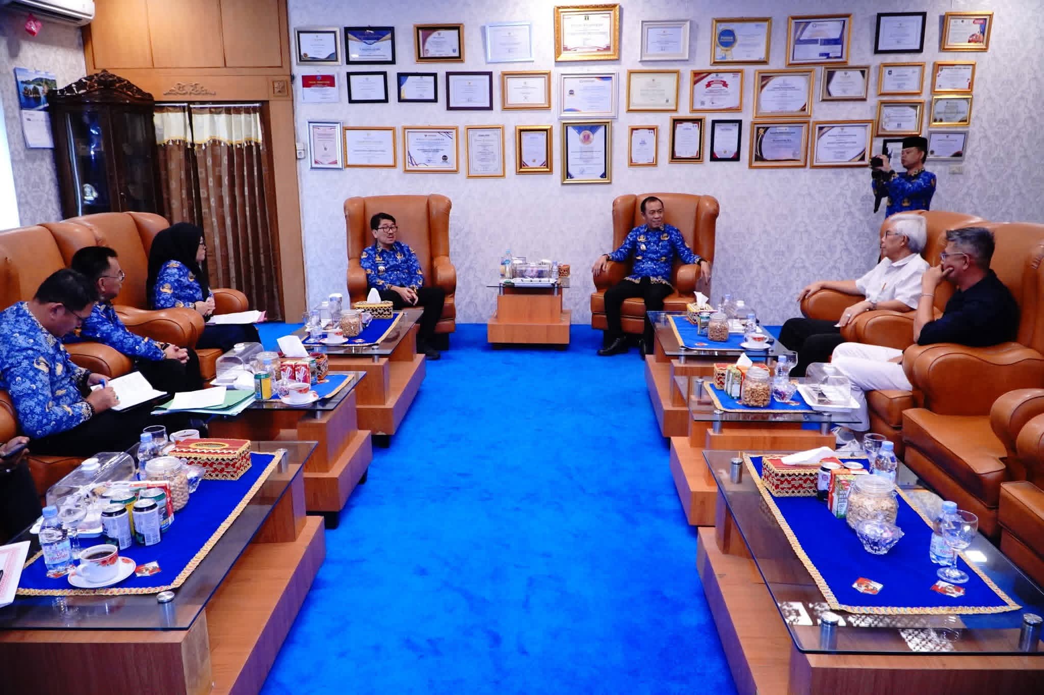 Bupati Lampung Utara Terima Audiensi PT Sinar Baturusa Prima